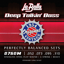 0760M Deep Talkin' Bass    -, , 52-110, La Bella
