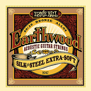 P02047 Earthwood Silk & Steel Extra Soft    ,+ 10-50, Ernie Ball