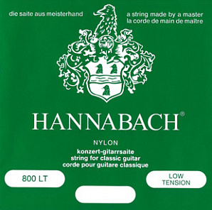 800LT Green SILVER PLATED     , / Hannabach