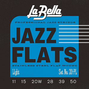 20PL Jazz Flats     , , Light 11-50, La Bella 