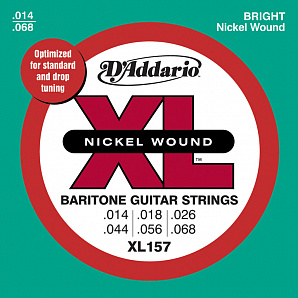 XL157 Nickel Wound     ,  , 14-68, D'Addario