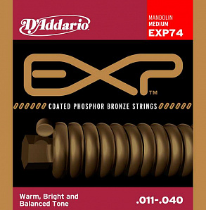 EXP74 Coated    ,  , Medium, 11-40, D'Addario