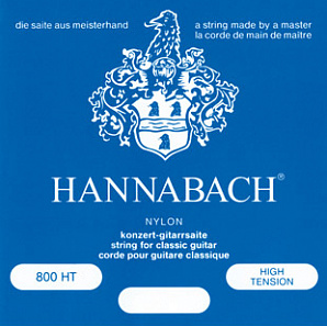 800HT Blue SILVER PLATED     , / Hannabach