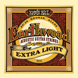 P02006 Earthwood Extra Light     , , 10-50, Ernie Ball
