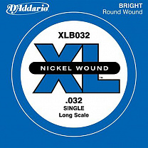 XLB032 Nickel Wound    -, , .032, D'Addario