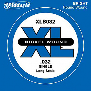 XLB032 Nickel Wound    -, , .032, D'Addario