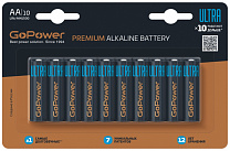 00-00026395 Ultra   LR6 AA Alkaline 1.5, 10, GoPower