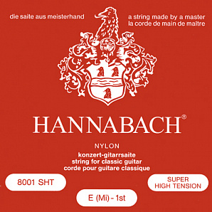 800SHT Red SILVER PLATED     , / Hannabach