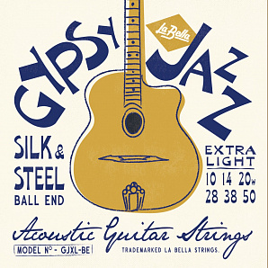 GJXL-BE Gypsy Jazz Silk&Steel     , 10-50, /, La Bella
