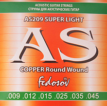 AS209 Copper Round Wound     , , 09-45, Fedosov