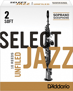 RRS10SSX2S Select Jazz Unfiled    ,  2  (Soft), 10, Rico