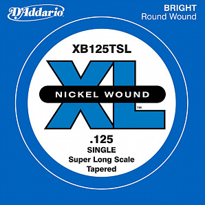 XB125TSL Nickel Wound Tapered    -, .125, Super Long Scale, D'Addario