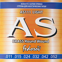 AS111 Brass Round Wound     , , 11-52, Fedosov