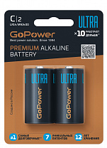 00-00026398 Ultra   LR14 C Alkaline 1.5, 2, GoPower