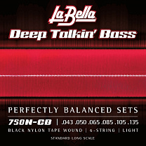 750N-CB Deep Talkin' Bass    6- -, /, 43-135, La Bella