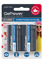 00-00017862 Super Power Alkaline   D / LR20 1.5, 2, GoPower